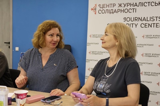 у Дніпрі журналісти відновлювали ресурс через арт-терапію